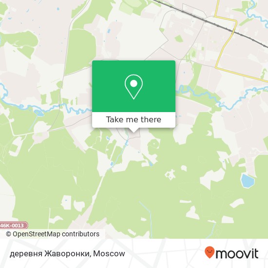 деревня Жаворонки map