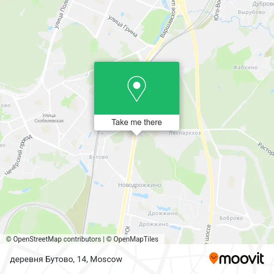 деревня Бутово, 14 map