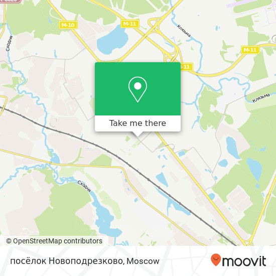 посёлок Новоподрезково map