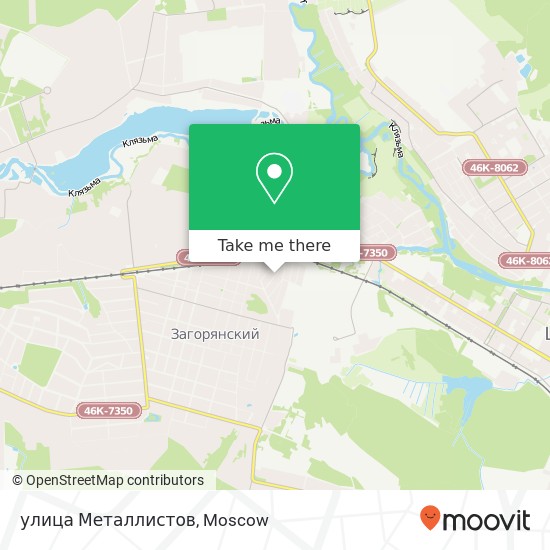 улица Металлистов map