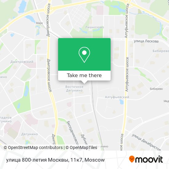 улица 800-летия Москвы, 11к7 map