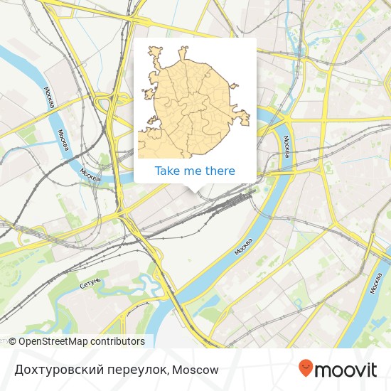 Дохтуровский переулок map