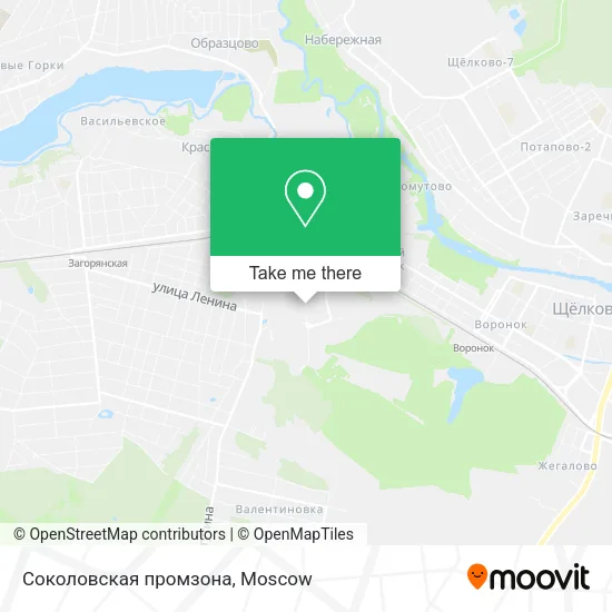 Соколовская промзона map