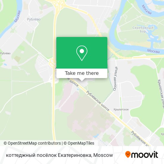 коттеджный посёлок Екатериновка map