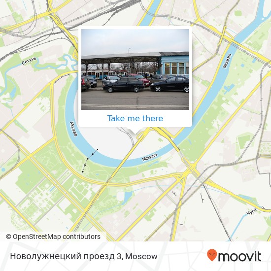 Новолужнецкий проезд 3 map