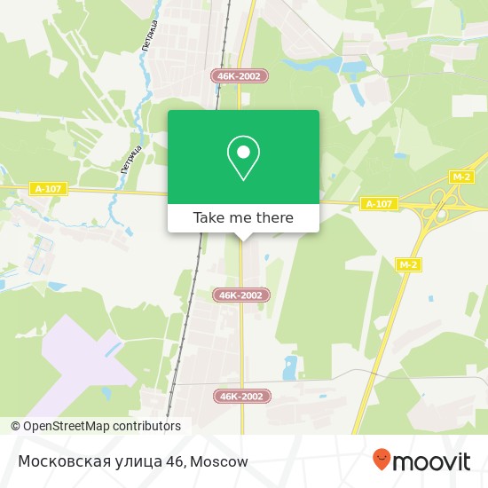 Московская улица 46 map
