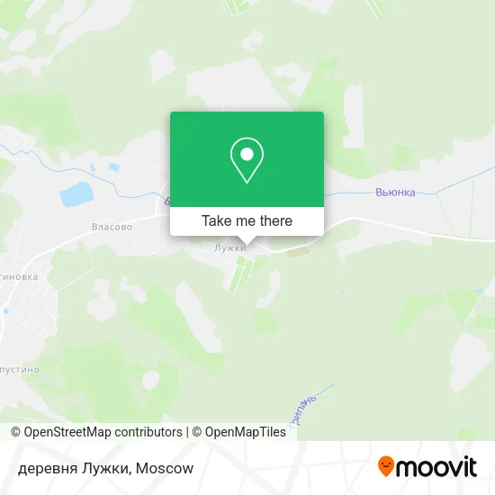 деревня Лужки map