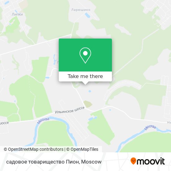 садовое товарищество Пион map