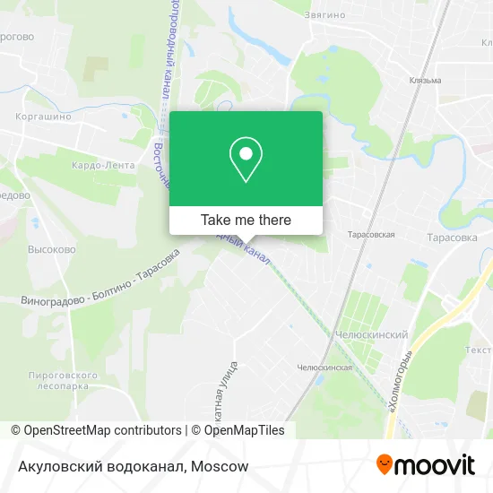 Акуловский водоканал map