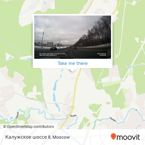 Калужское шоссе 8 map