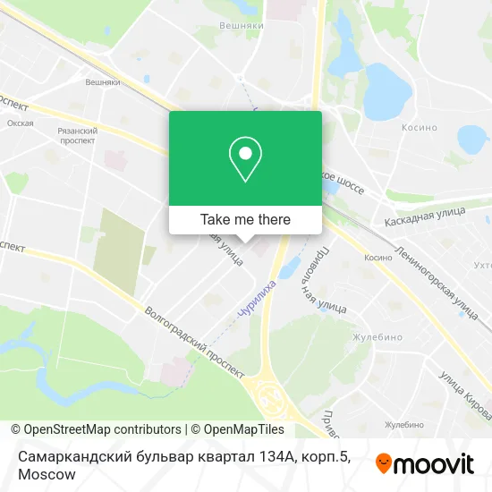 Самаркандский бульвар квартал 134А, корп.5 map