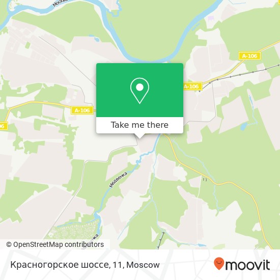 Красногорское шоссе, 11 map