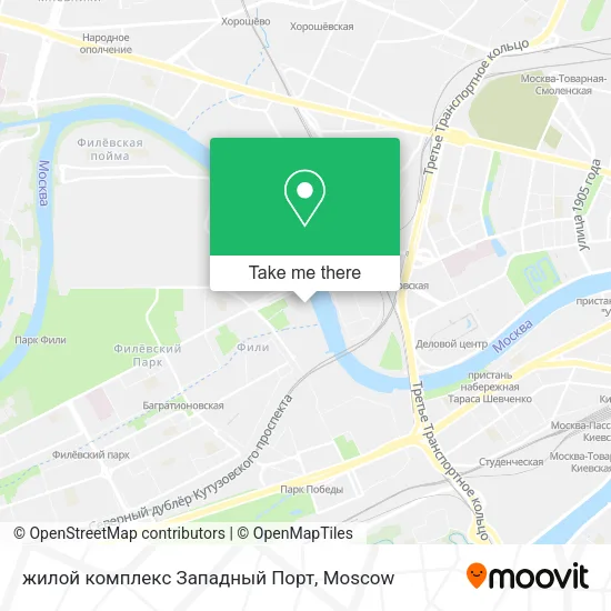 жилой комплекс Западный Порт map