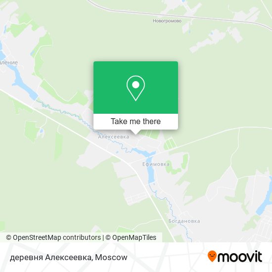 деревня Алексеевка map