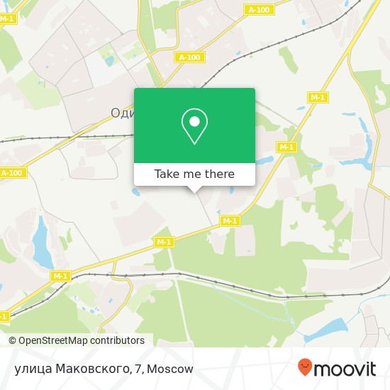 улица Маковского, 7 map