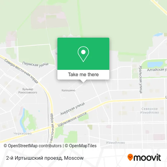 2-й Иртышский проезд map