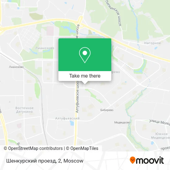 Шенкурский проезд, 2 map