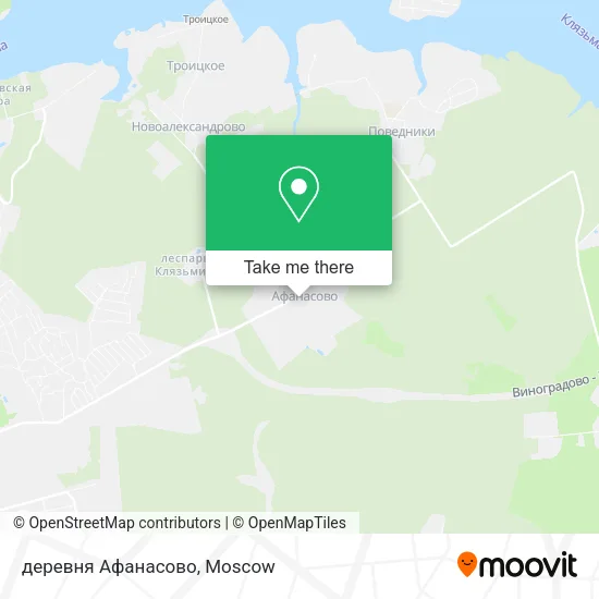 деревня Афанасово map