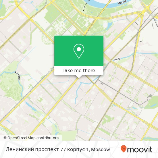 Ленинский проспект 77 корпус 1 map