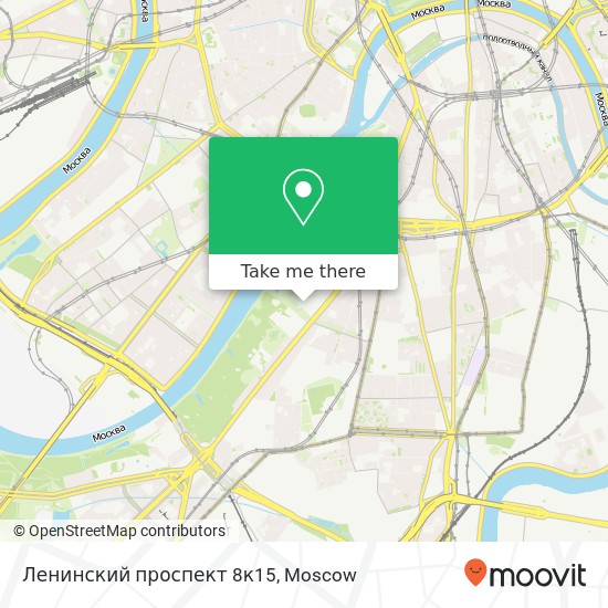Ленинский проспект 8к15 map