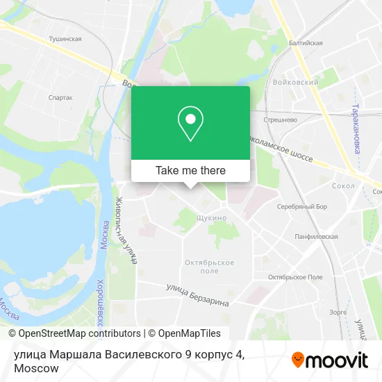 улица Маршала Василевского 9 корпус 4 map