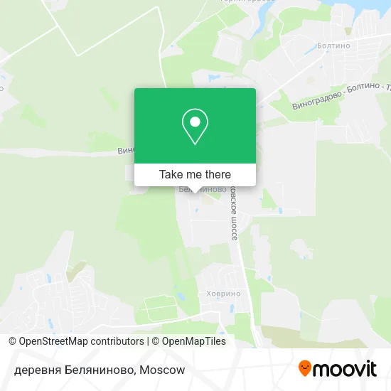 деревня Беляниново map