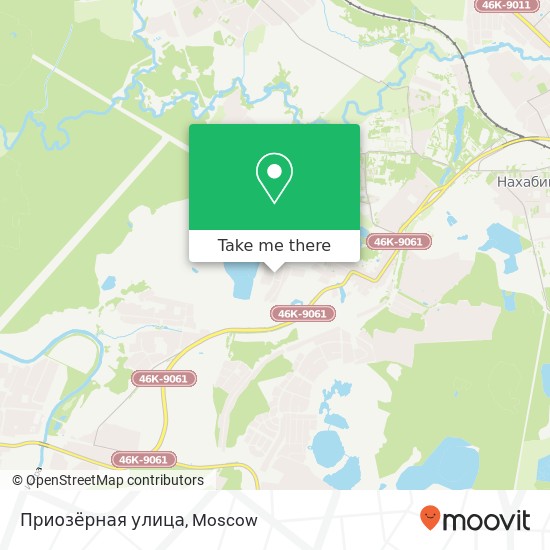 Приозёрная улица map