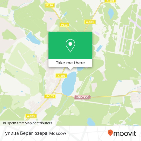 улица Берег озера map