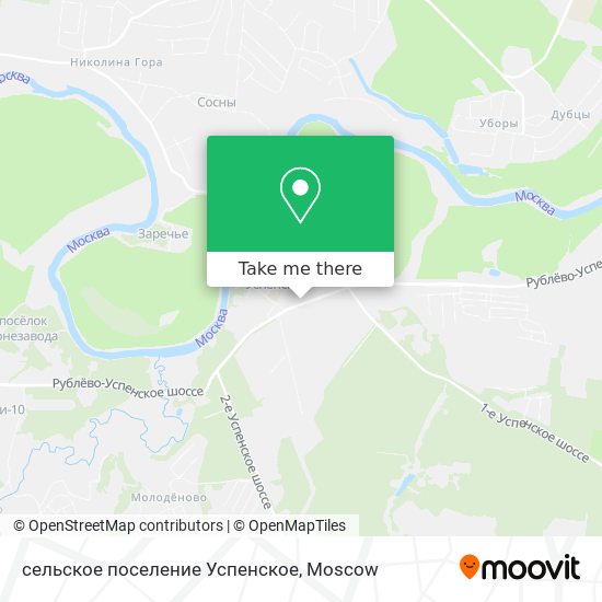 сельское поселение Успенское map