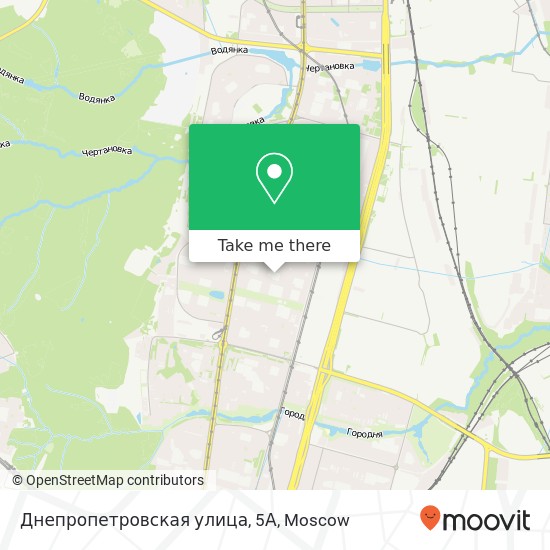Днепропетровская улица, 5А map