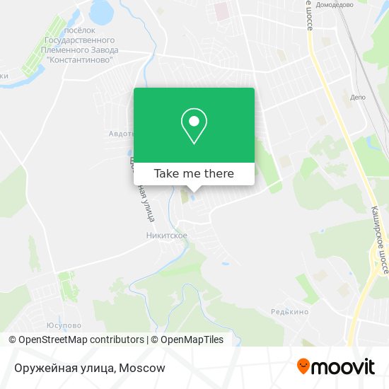 Оружейная улица map