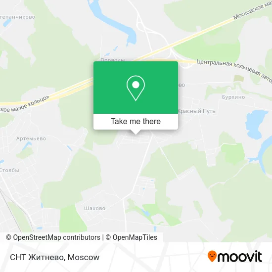 СНТ Житнево map