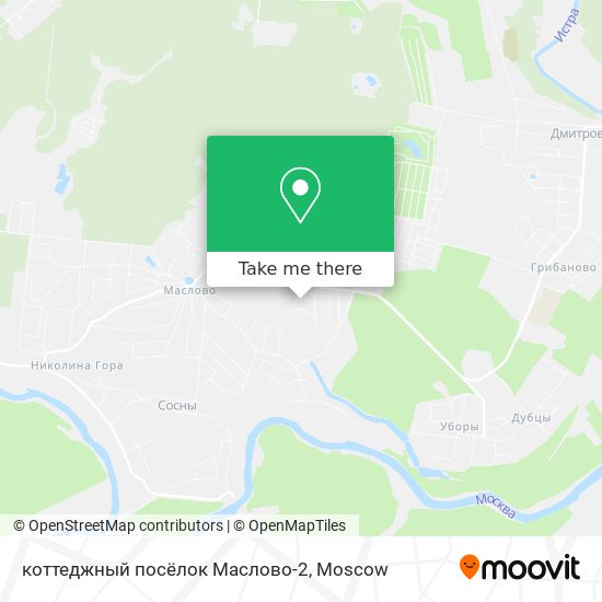 коттеджный посёлок Маслово-2 map