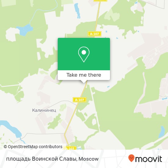 площадь Воинской Славы map