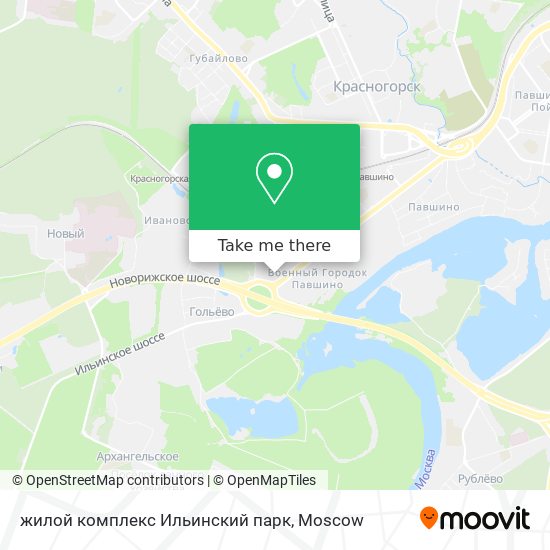 жилой комплекс Ильинский парк map