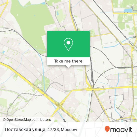 Полтавская улица, 47/33 map