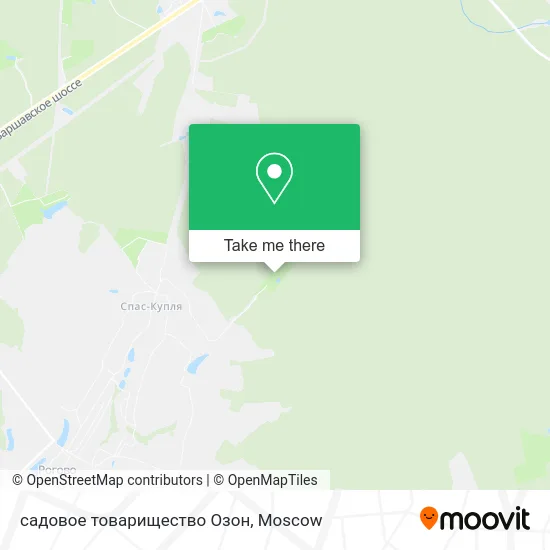 садовое товарищество Озон map