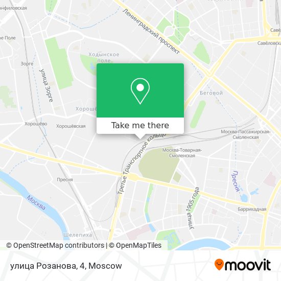 улица Розанова, 4 map
