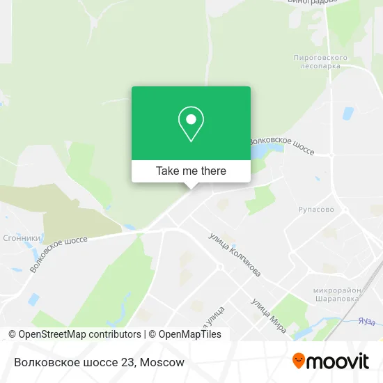 Волковское шоссе 23 map