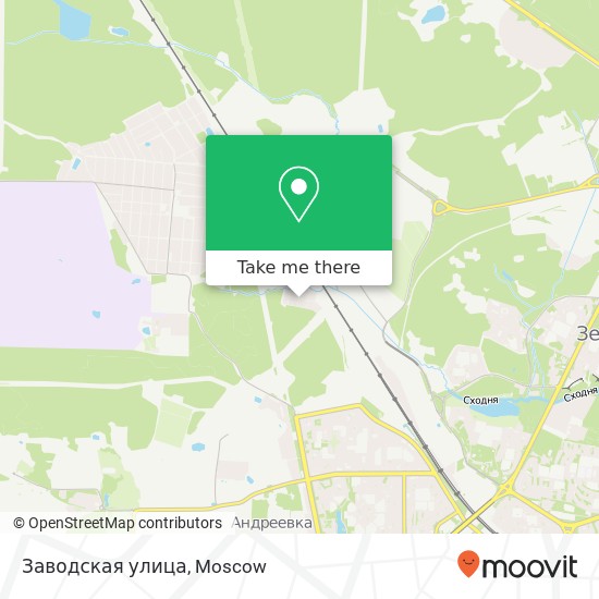 Заводская улица map