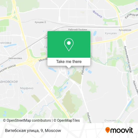 Витебская улица, 9 map