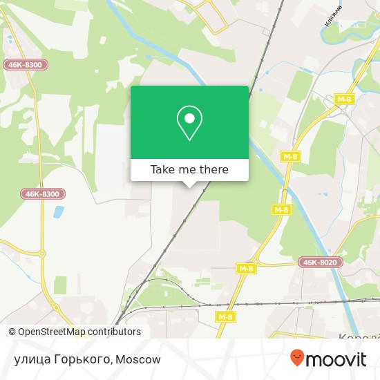 улица Горького map