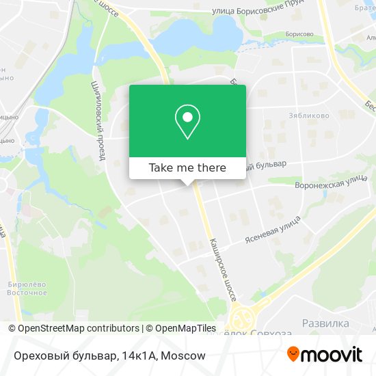 Ореховый бульвар, 14к1А map