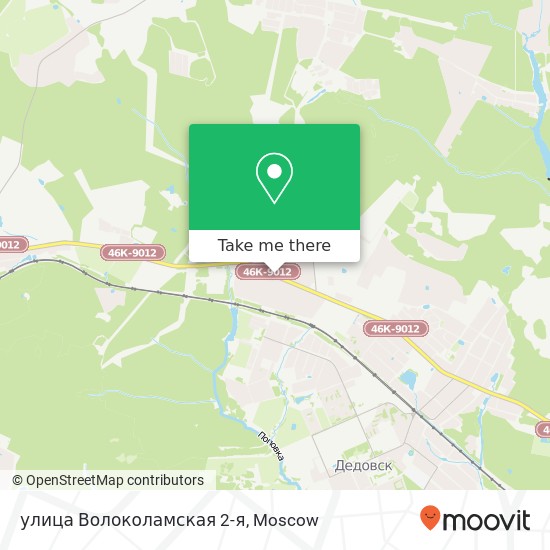 улица Волоколамская 2-я map