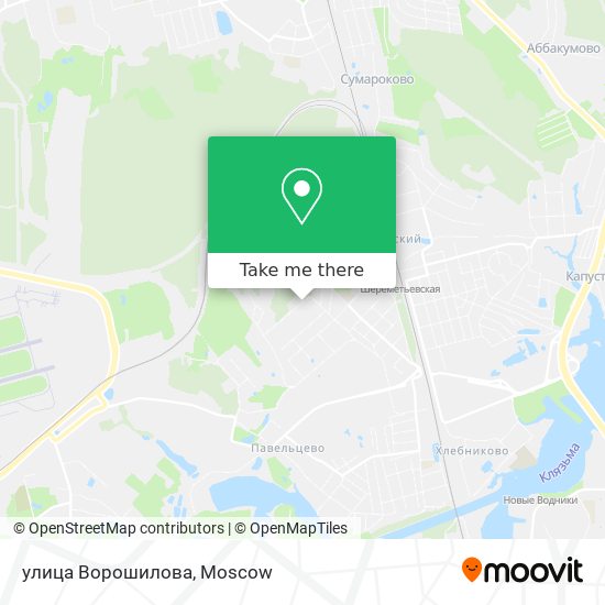улица Ворошилова map