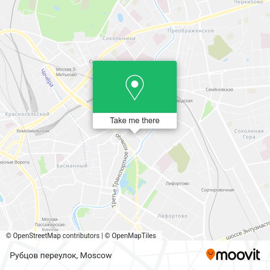 Рубцов переулок map