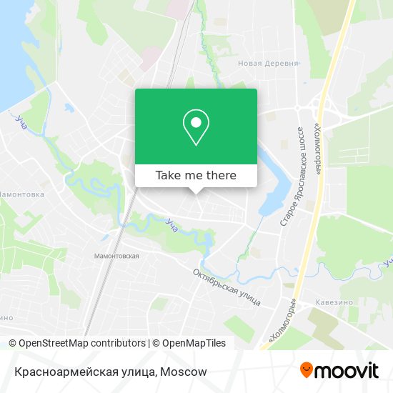 Красноармейская улица map