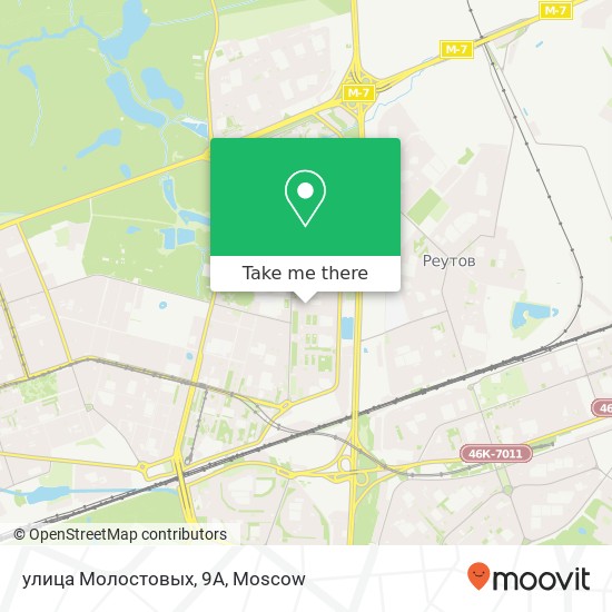 улица Молостовых, 9А map