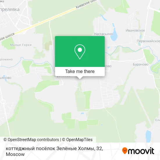 коттеджный посёлок Зелёные Холмы, 32 map