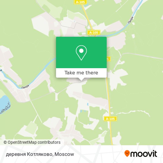 деревня Котляково map